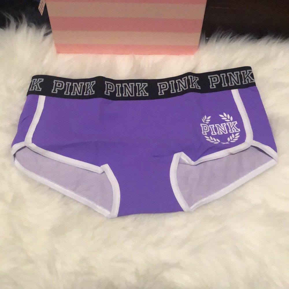 PINK purple boy shorts underwear